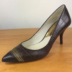 Michael Kors 🐊Crocodile Embossed High Heel Pumps